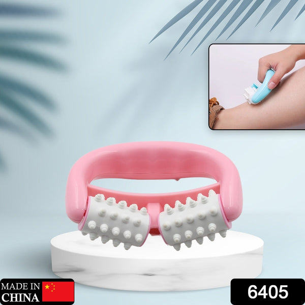Plastic Massage Roller - 2-Roller Manual Design for Cellulite & Muscle Pain Relief