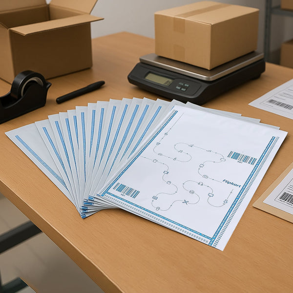 Flipkart Branded Security Courier Bags Big Size, 100 Pcs Set