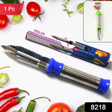 Stainless Steel 2-in-1 Vegetable Peeler - Multifunctional Grater with Hanging Ring (1 pc)