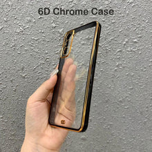 6D Golden Chrome Case For Samsung